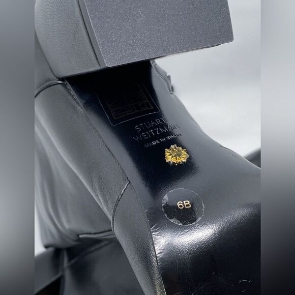 Stuart Weitzman Block Heel Mid Calf Boot size 6 - Picture 14 of 14